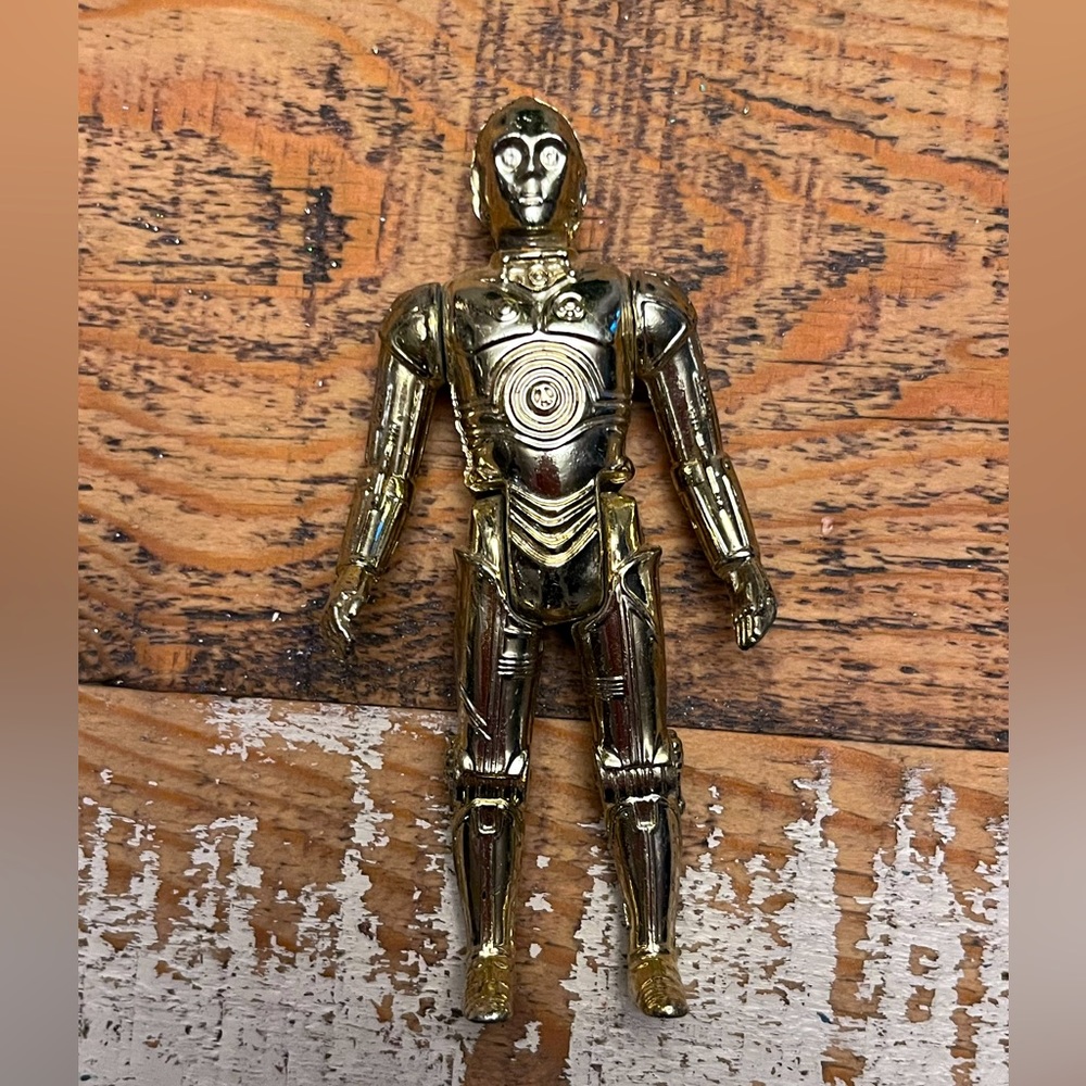 Vintage Star Wars C-3PO Action Figure Kenner GMFGI 1977. RARE FIND